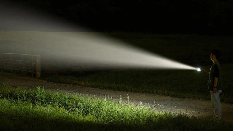 Linterna portátil multifuncional original Xiaomi Mijia 1000LM con protección IP65 (gris metalizado)