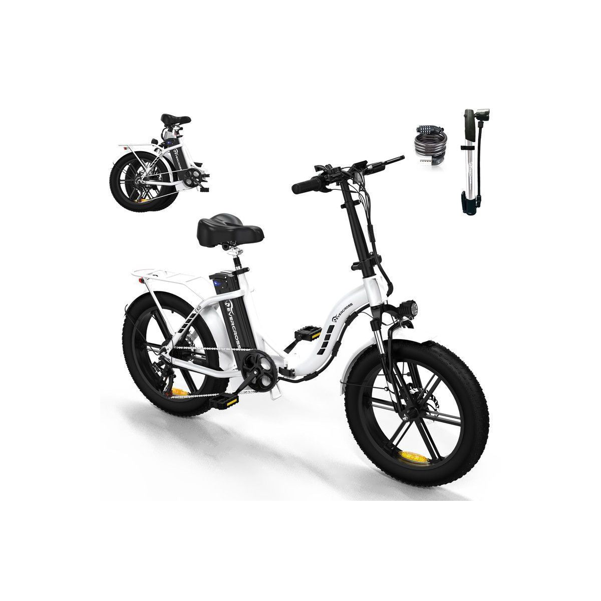 Bicicleta eléctrica  Bluhan EK6 Blanco