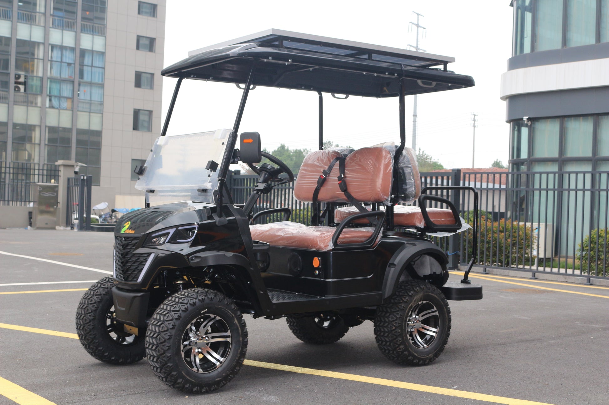 Carrito de Golf Eléctrico Bluhan BY020TYJ Todo Terreno Solar - 2+2 Asientos