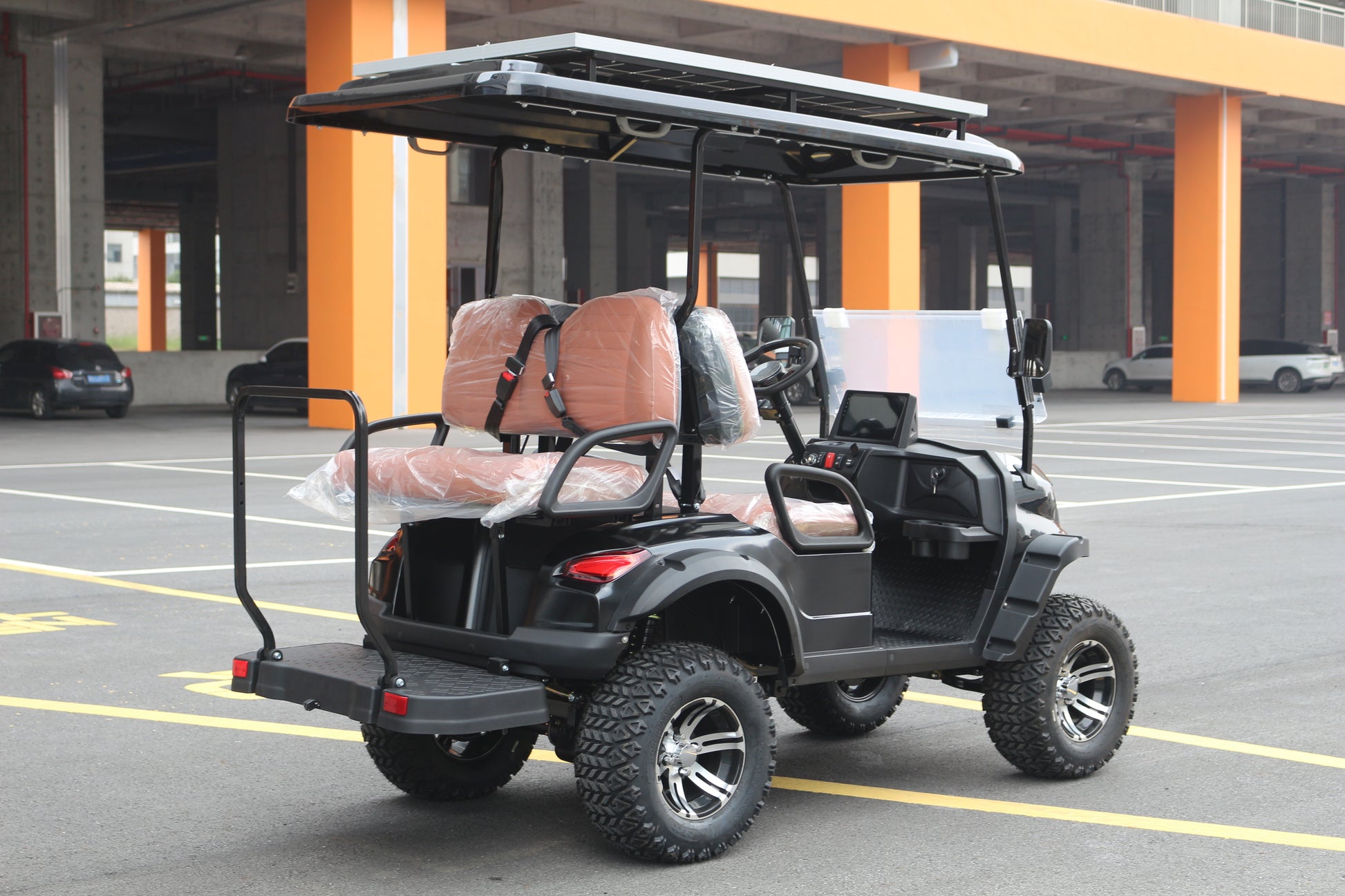 Carrito de Golf Eléctrico Bluhan BY020TYJ Todo Terreno Solar - 2+2 Asientos