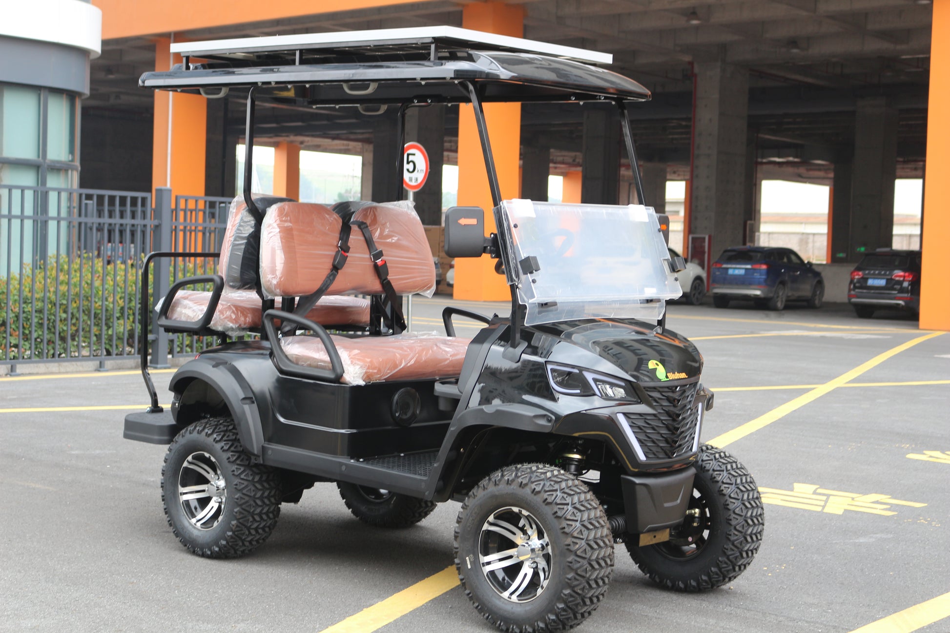 Carrito de Golf Eléctrico Bluhan BY020TYJ Todo Terreno Solar - 2+2 Asientos