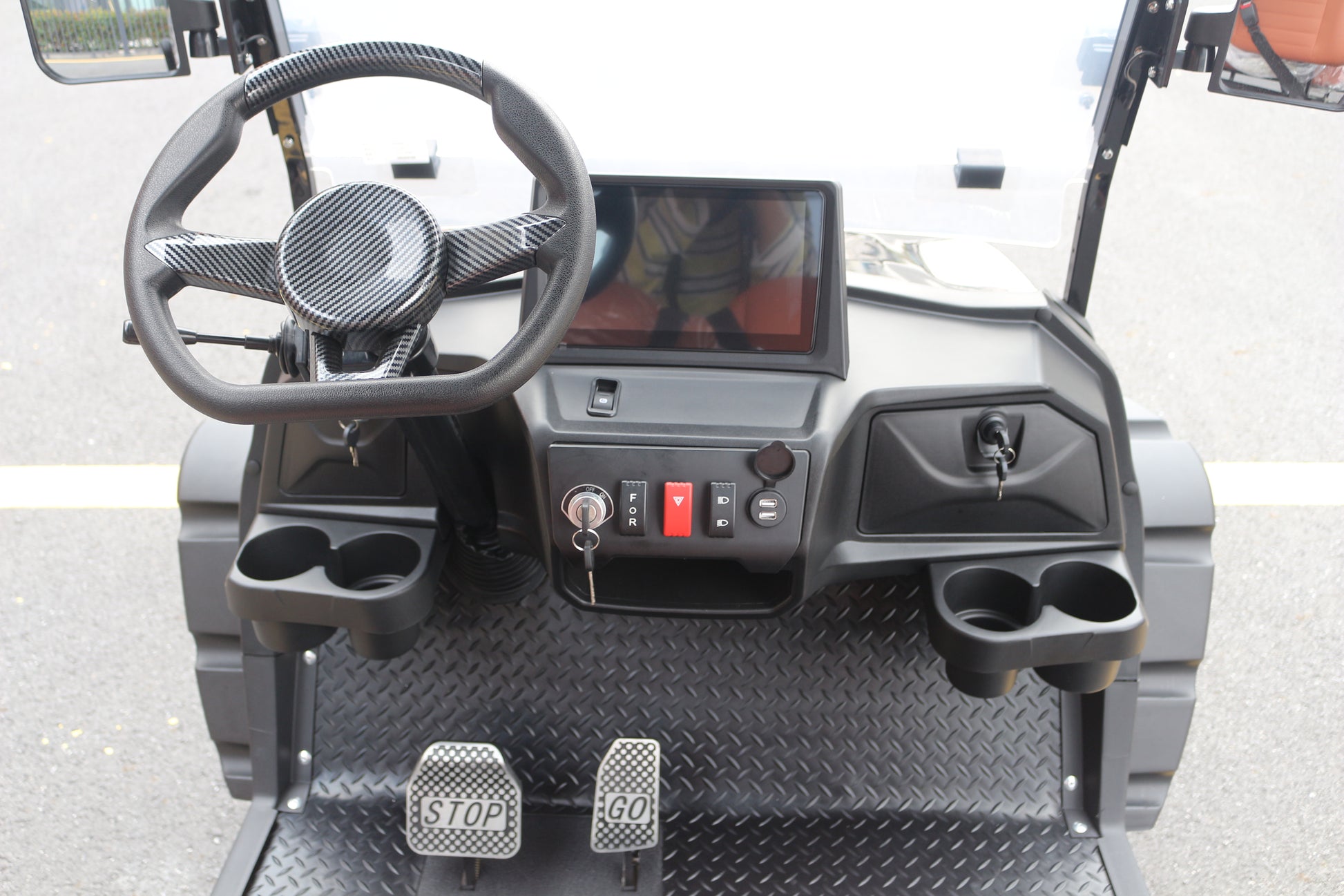 Carrito de Golf Eléctrico Bluhan BY020TYJ Todo Terreno Solar - 2+2 Asientos