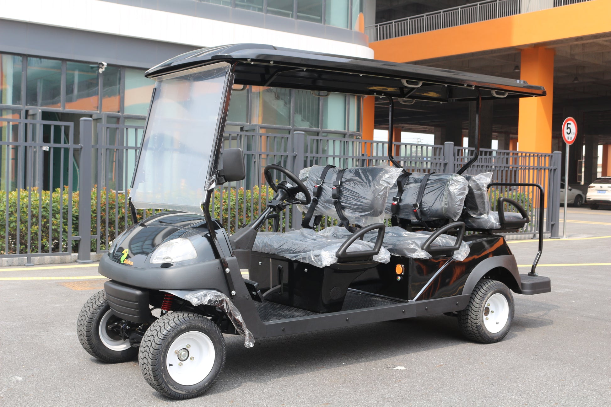 Carrito de Golf Eléctrico Bluhan CX040TJ - 4+2 Asientos (6 Pasajeros)