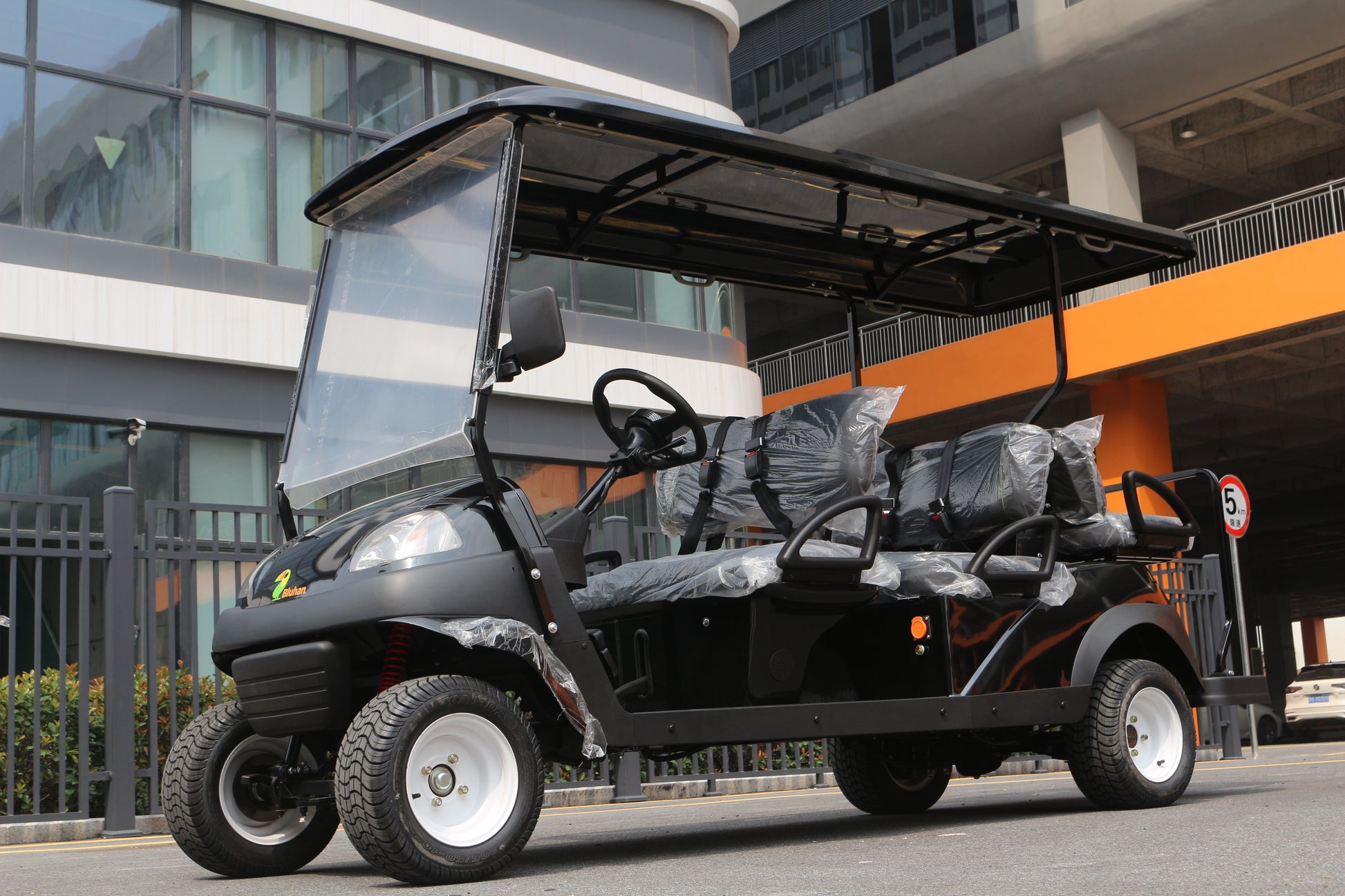 Carrito de Golf Eléctrico Bluhan CX040TJ - 4+2 Asientos (6 Pasajeros)