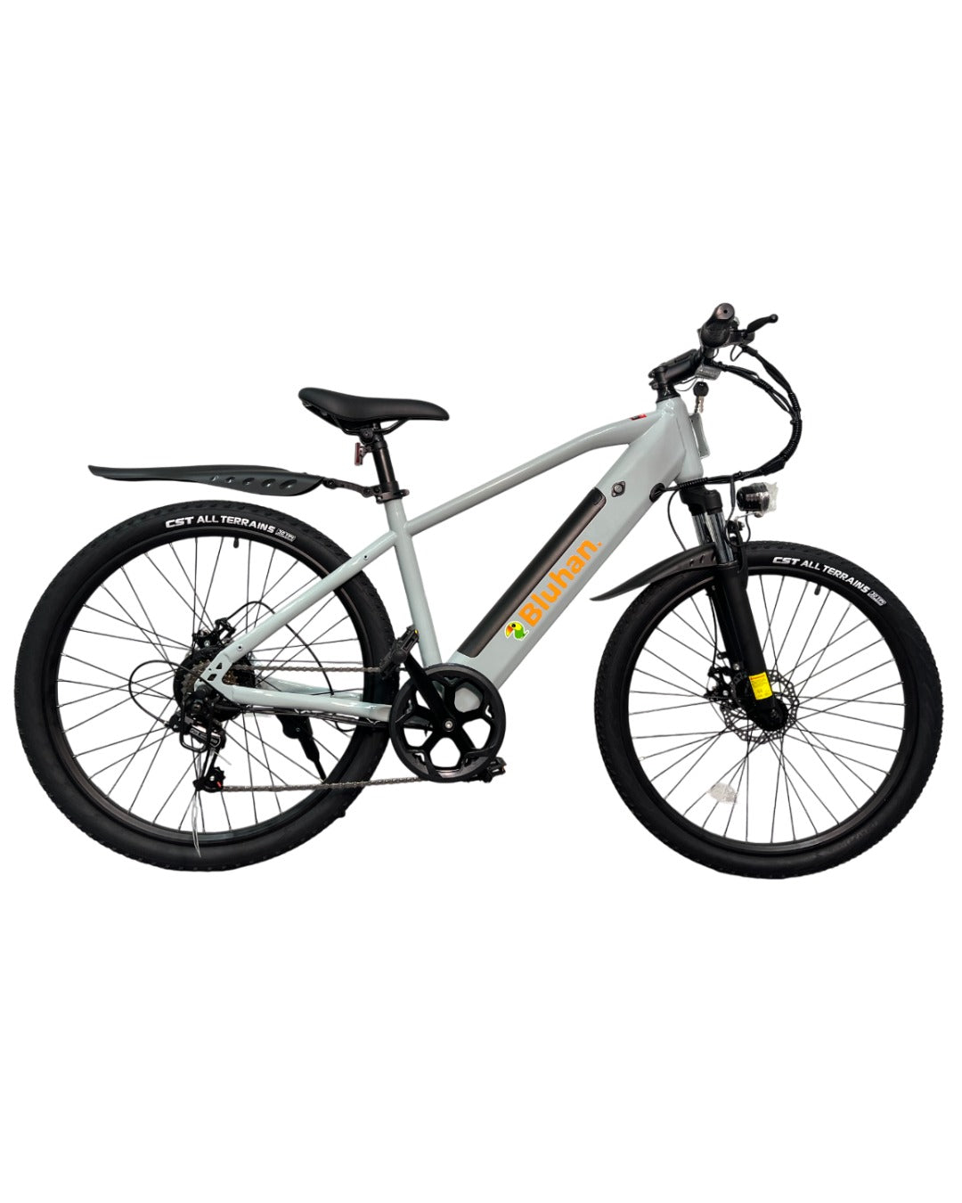 Bicicleta Elétrica Bluhan K31 - 350W - 32KM/H - 26" - Até 136KG - Cinza