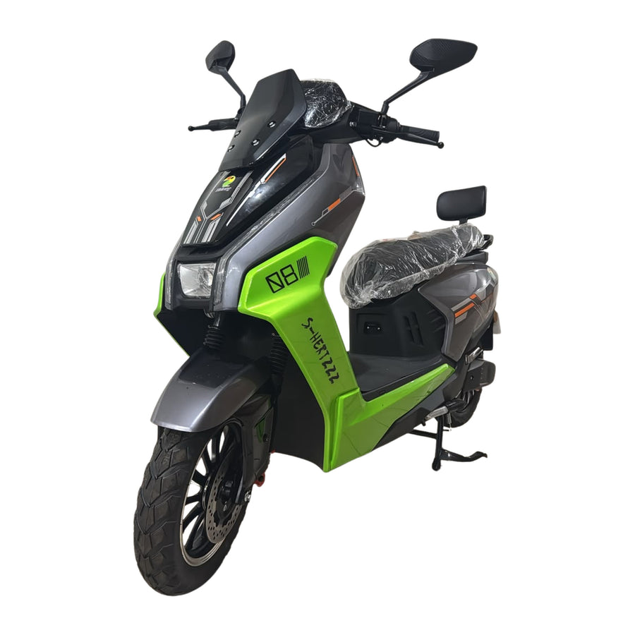 Moto Eléctrica Blulory E4 Verde/Gris