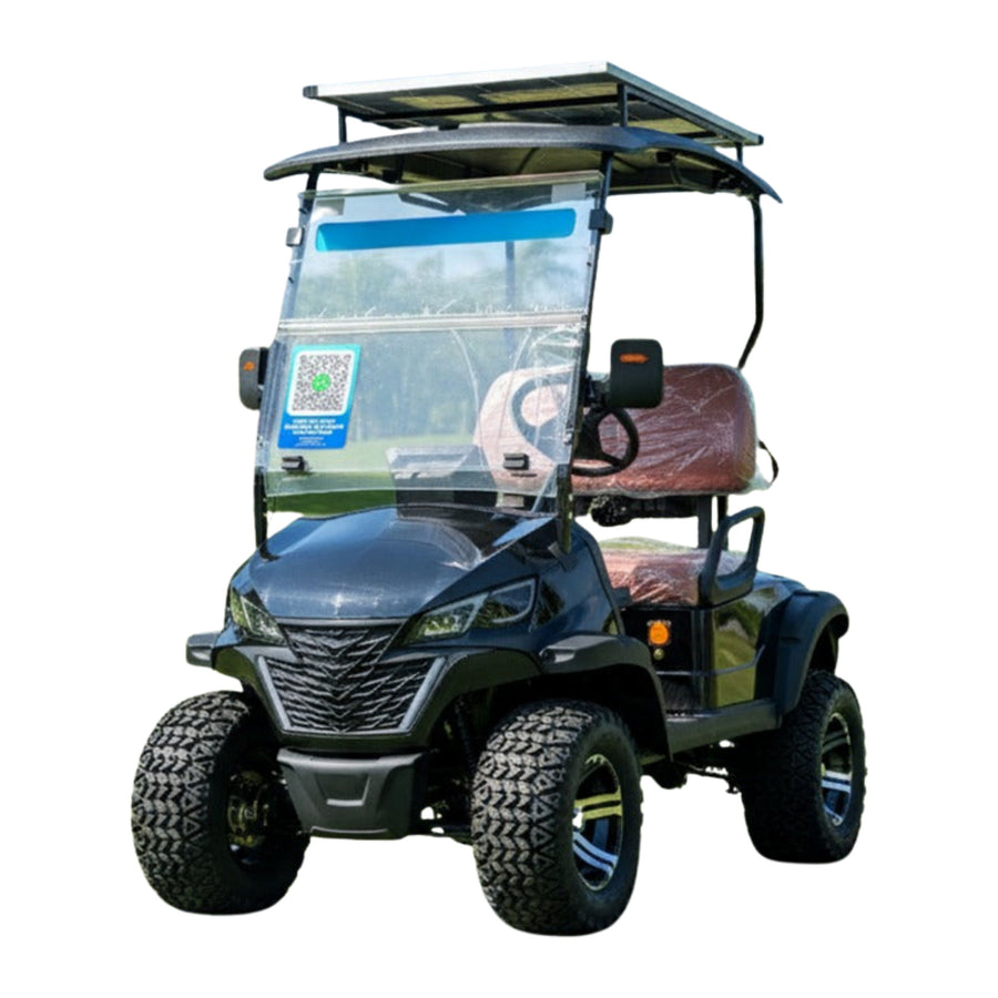 Carrito de Golf Electrico Bluhan BY020TY Todo Terreno Solar negro