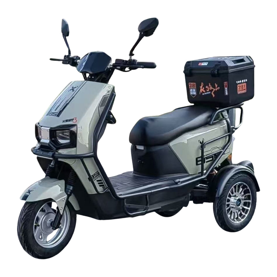 Triciclo Eléctrico Blulory Greece gris