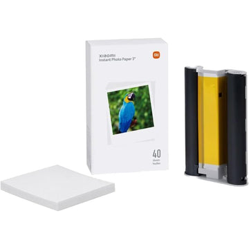 Papel Fotográfico para Impresora Xiaomi MI Photo SD30 BHR6756GL 3" - 40 unidades